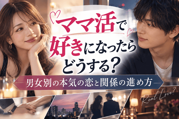 ママ活で好きになったらどうする？男女別の本気の恋と関係の進め方